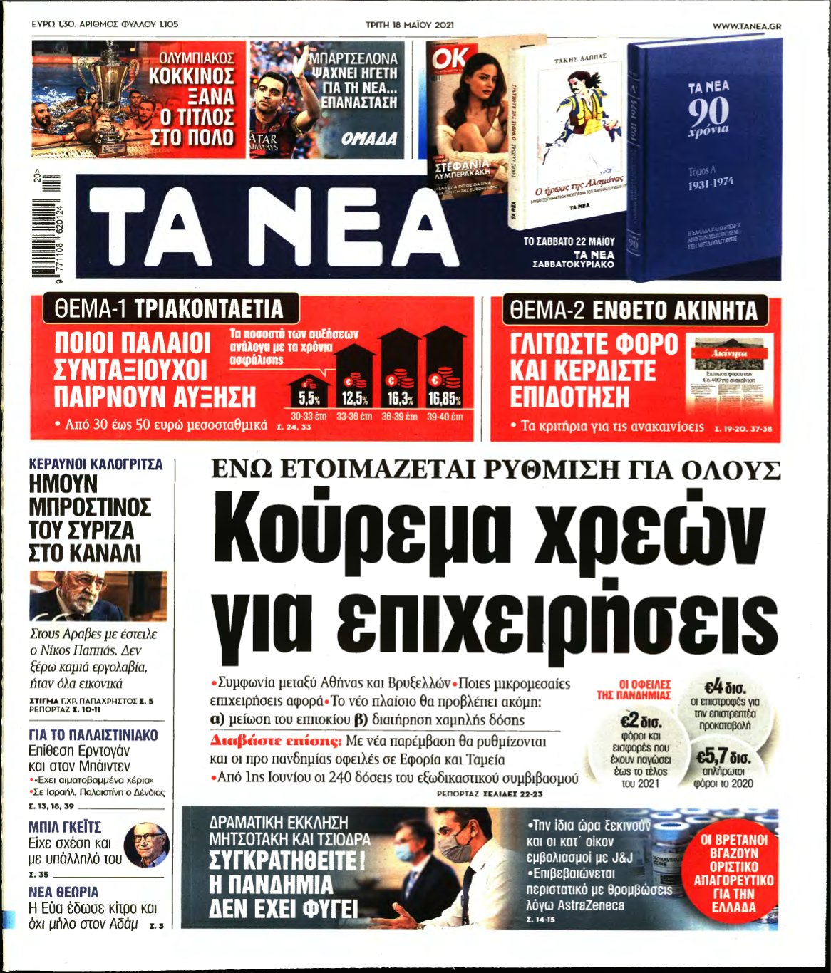 ΤΑ ΝΕΑ – 18/05/2021