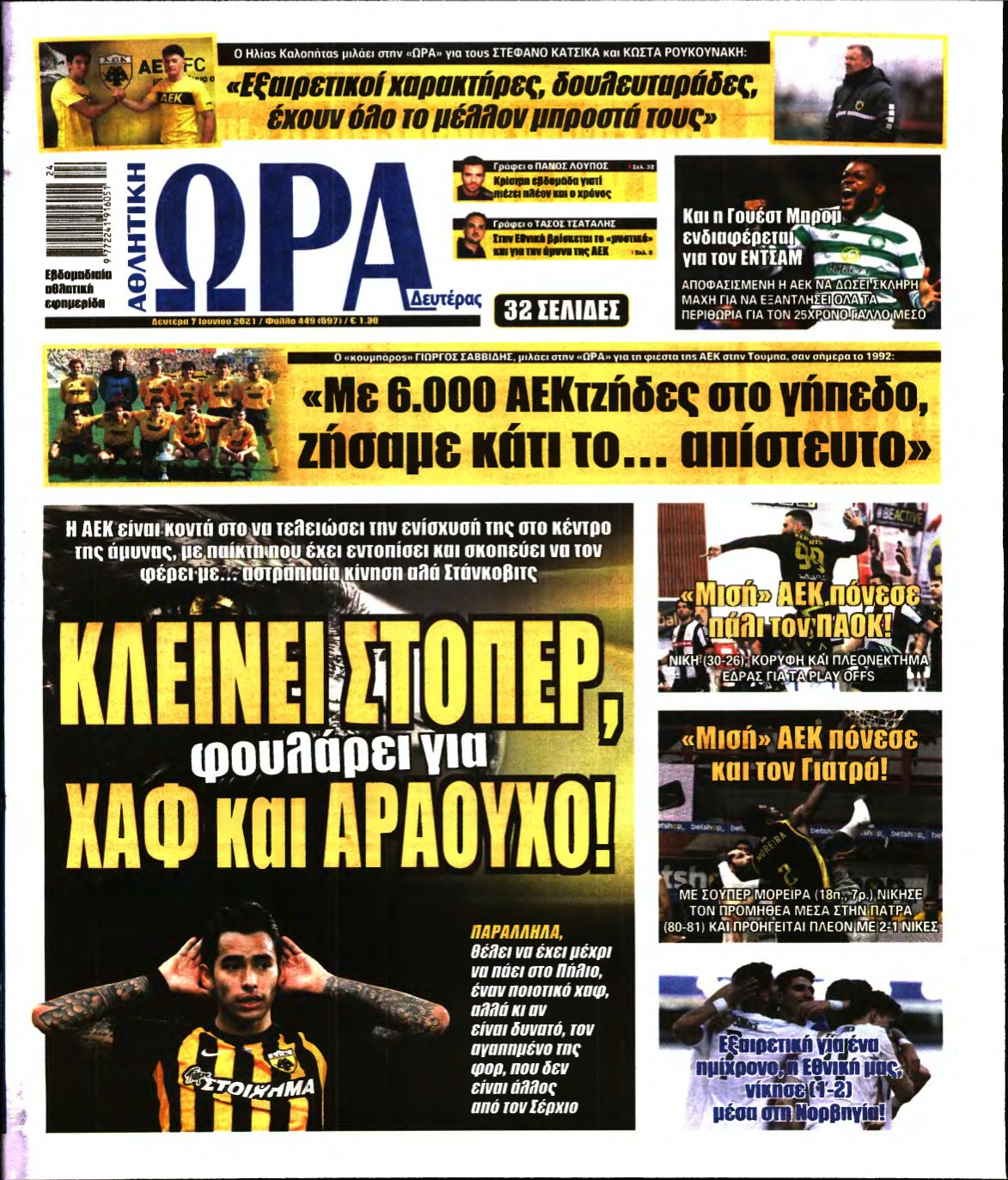 ΩΡΑ ΤΩΝ ΣΠΟΡ – 07/06/2021