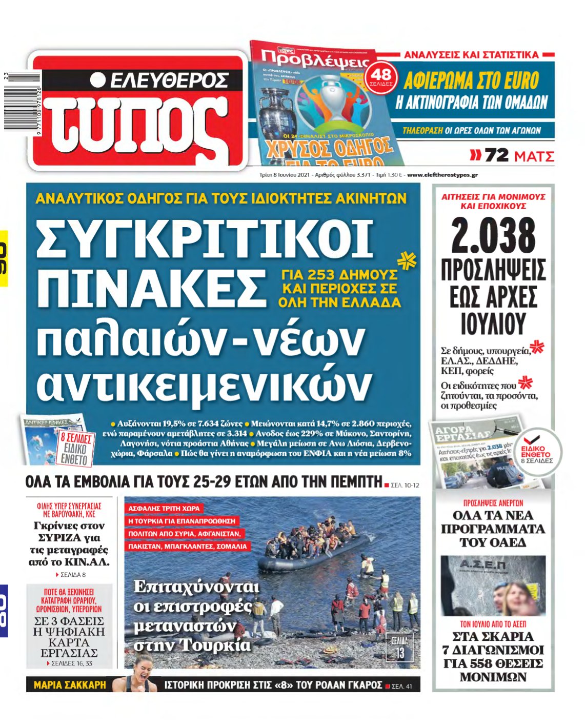 ΕΛΕΥΘΕΡΟΣ ΤΥΠΟΣ – 08/06/2021