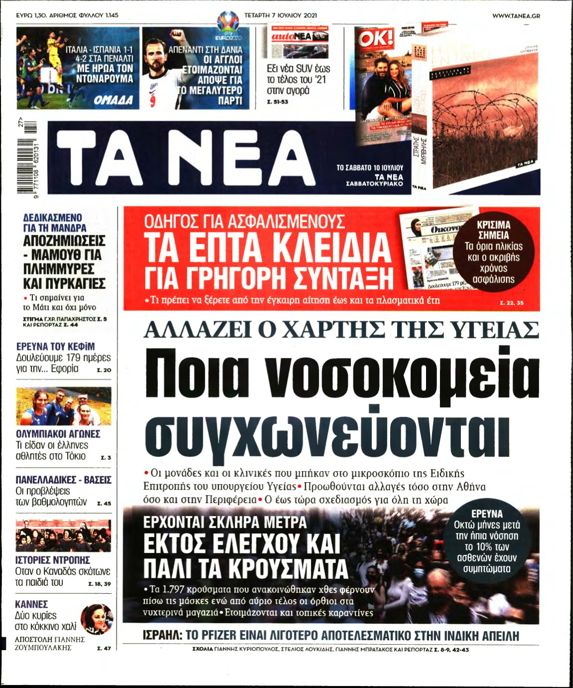 ΤΑ ΝΕΑ – 07/07/2021