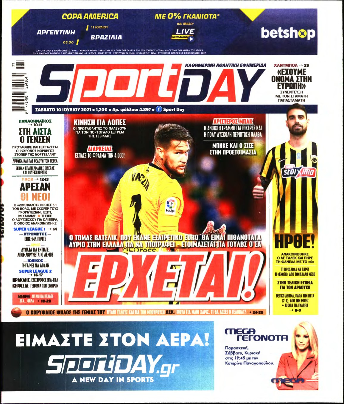 SPORTDAY – 10/07/2021