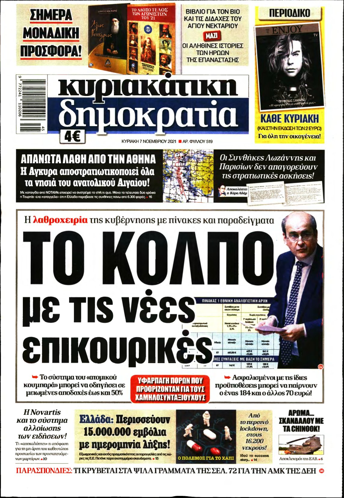 ΚΥΡΙΑΚΑΤΙΚΗ ΔΗΜΟΚΡΑΤΙΑ – 07/11/2021