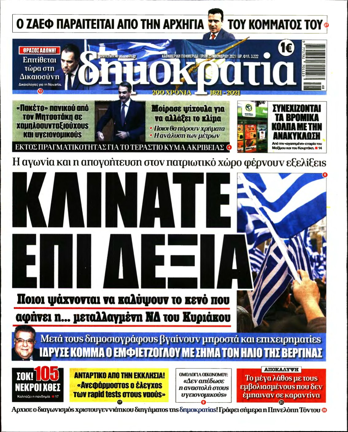 ΔΗΜΟΚΡΑΤΙΑ – 23/11/2021