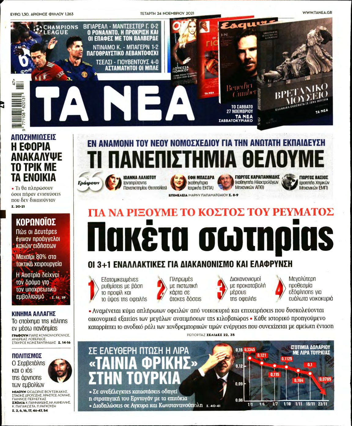 ΤΑ ΝΕΑ – 24/11/2021