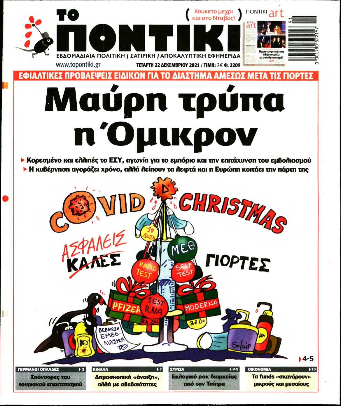 ΤΟ ΠΟΝΤΙΚΙ – 22/12/2021