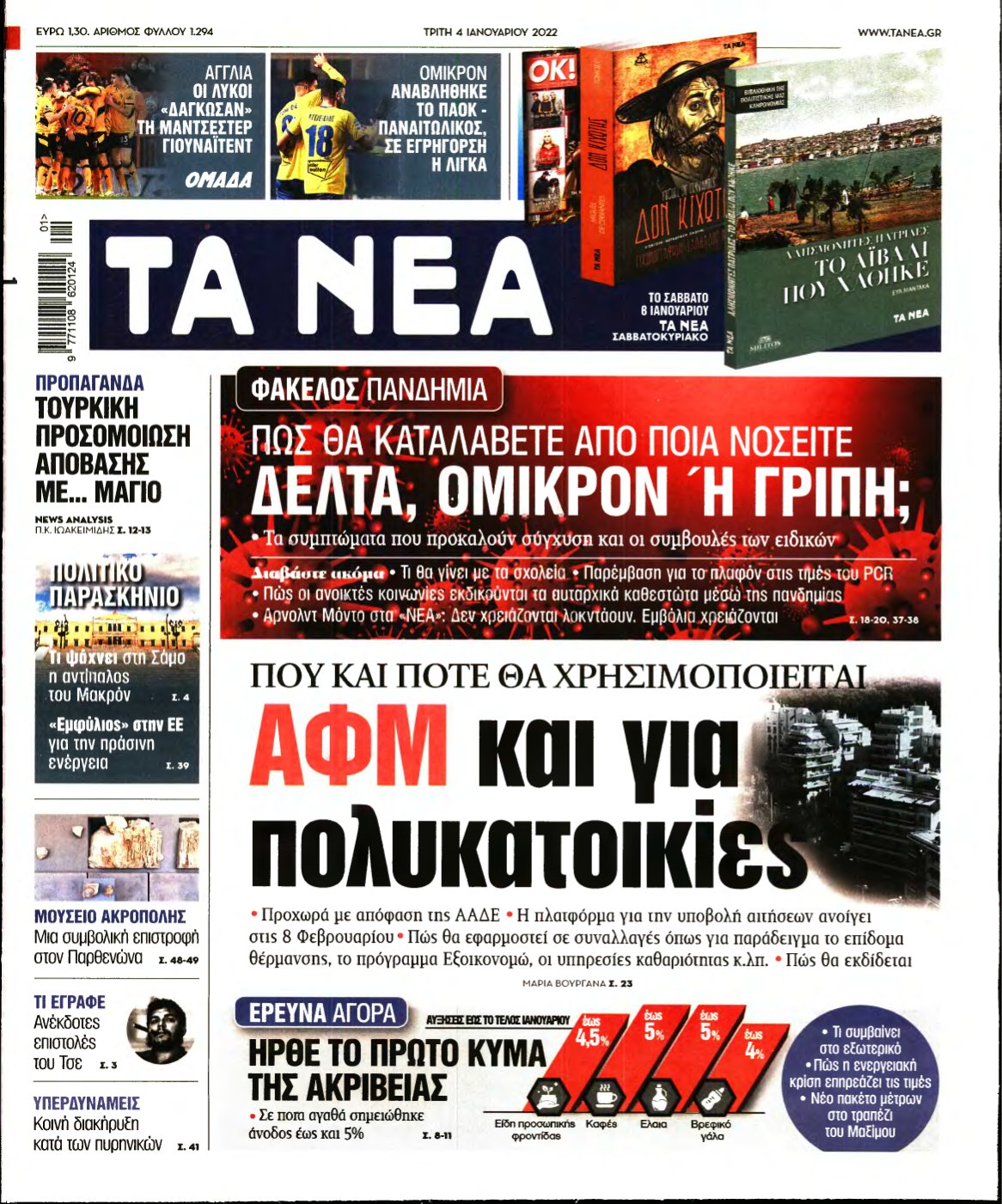 ΤΑ ΝΕΑ – 04/01/2022
