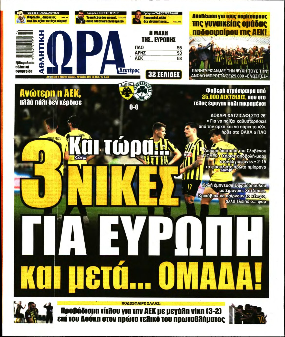ΩΡΑ ΤΩΝ ΣΠΟΡ – 09/05/2022