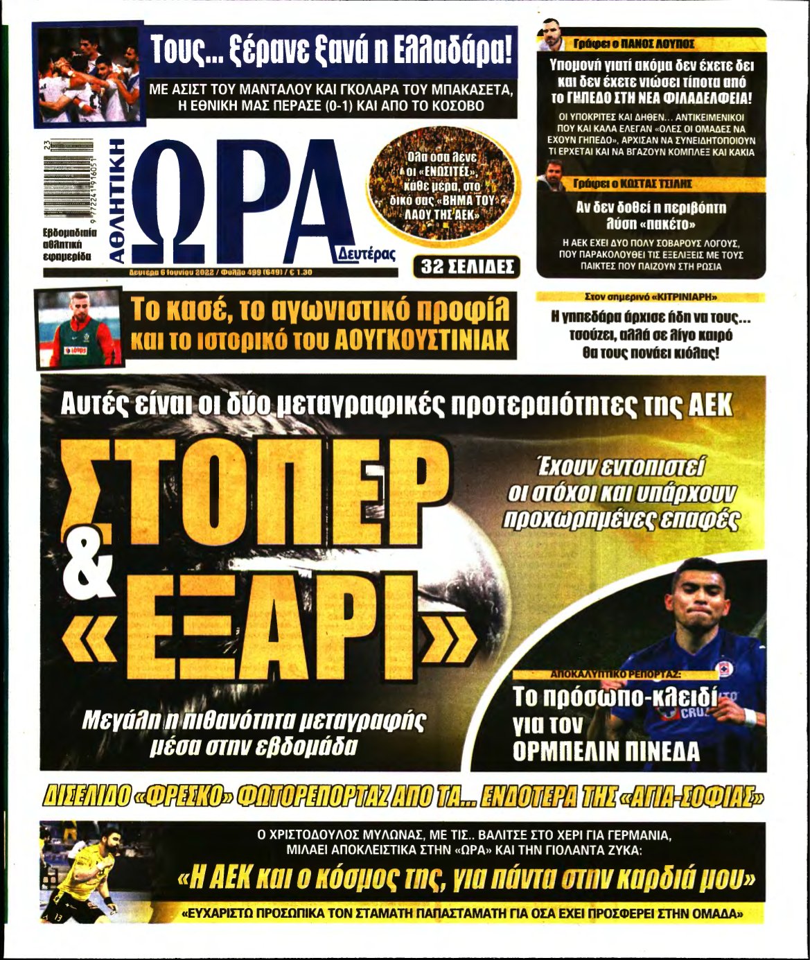 ΩΡΑ ΤΩΝ ΣΠΟΡ – 06/06/2022