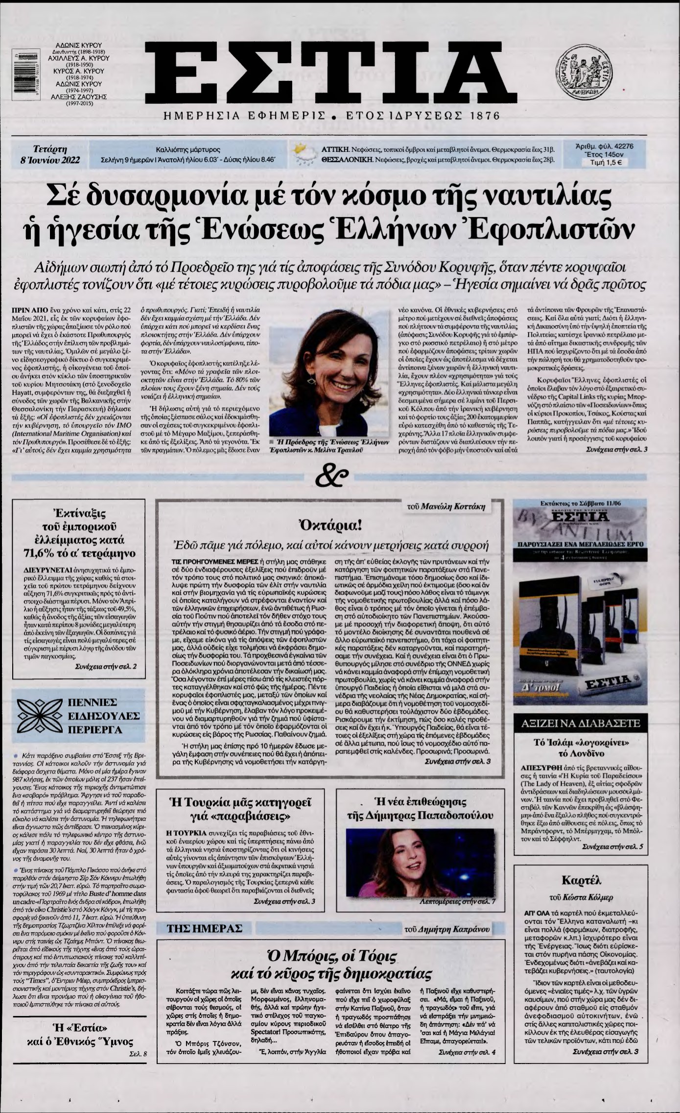 ΕΣΤΙΑ – 08/06/2022