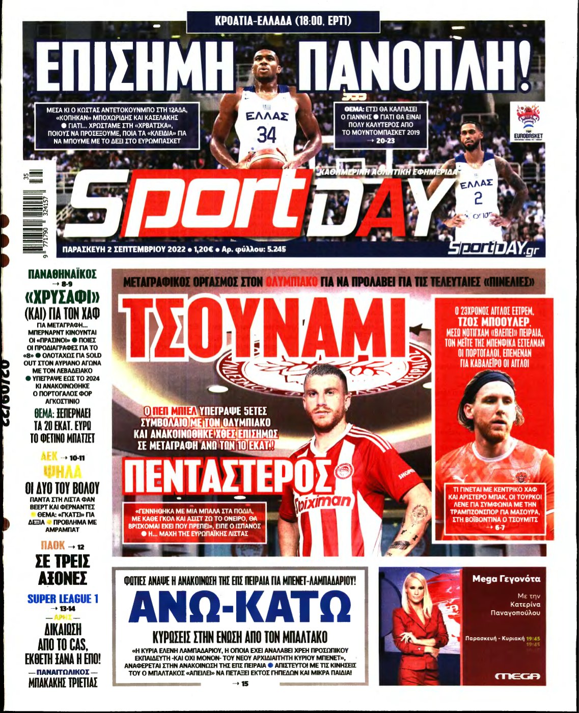 SPORTDAY – 02/09/2022