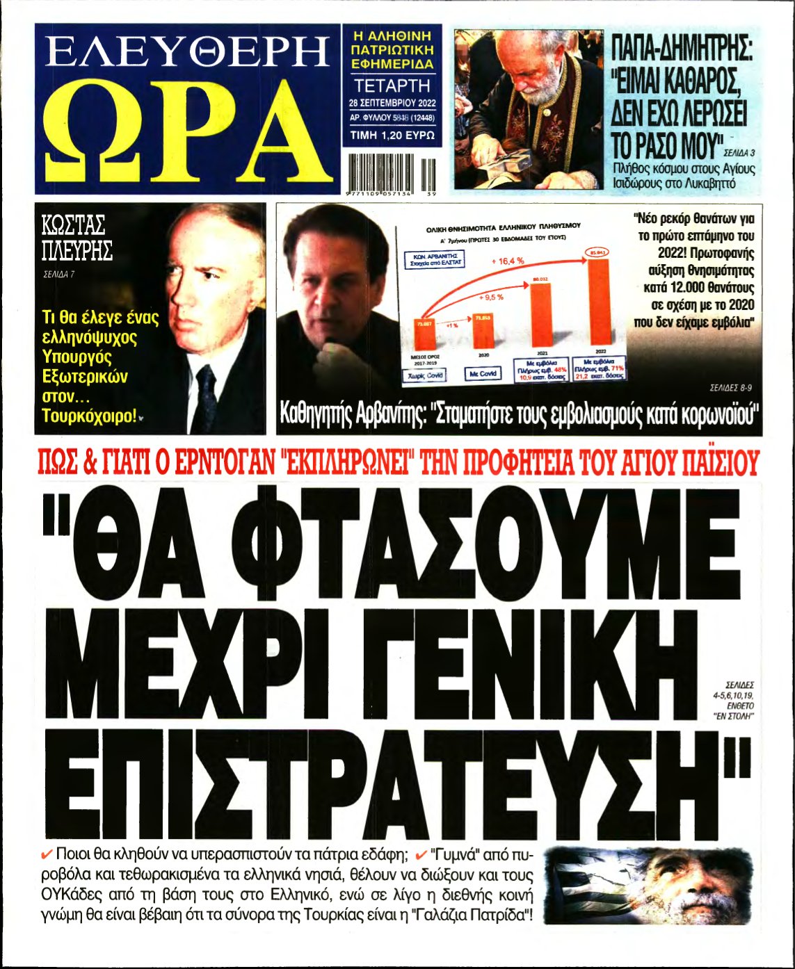 ΕΛΕΥΘΕΡΗ ΩΡΑ – 28/09/2022