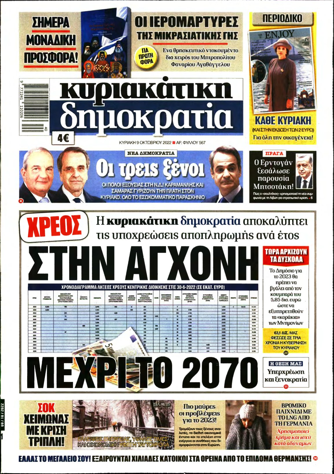 ΚΥΡΙΑΚΑΤΙΚΗ ΔΗΜΟΚΡΑΤΙΑ – 09/10/2022