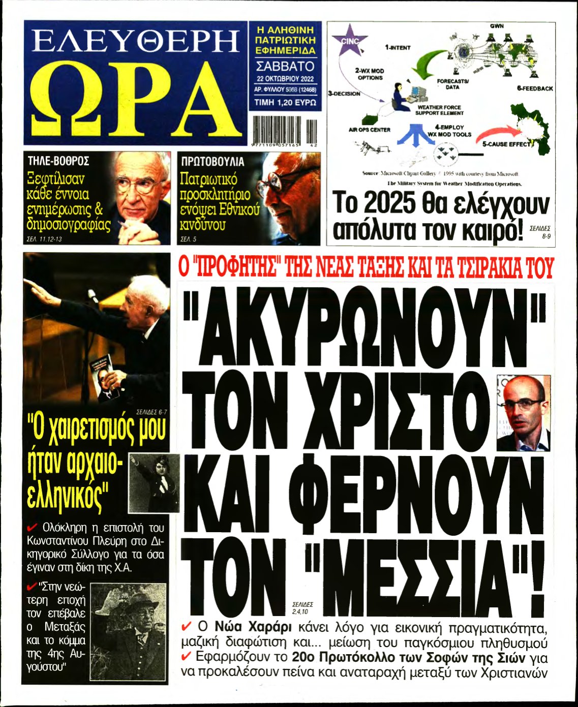 ΕΛΕΥΘΕΡΗ ΩΡΑ – 22/10/2022
