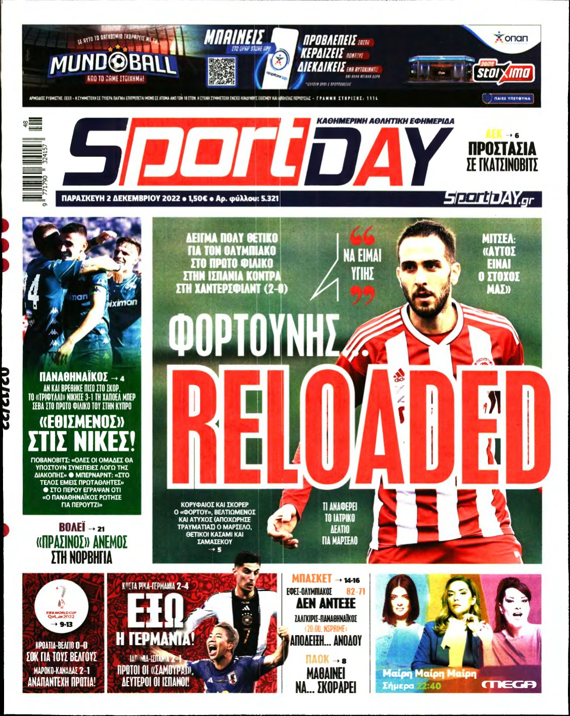 SPORTDAY – 02/12/2022