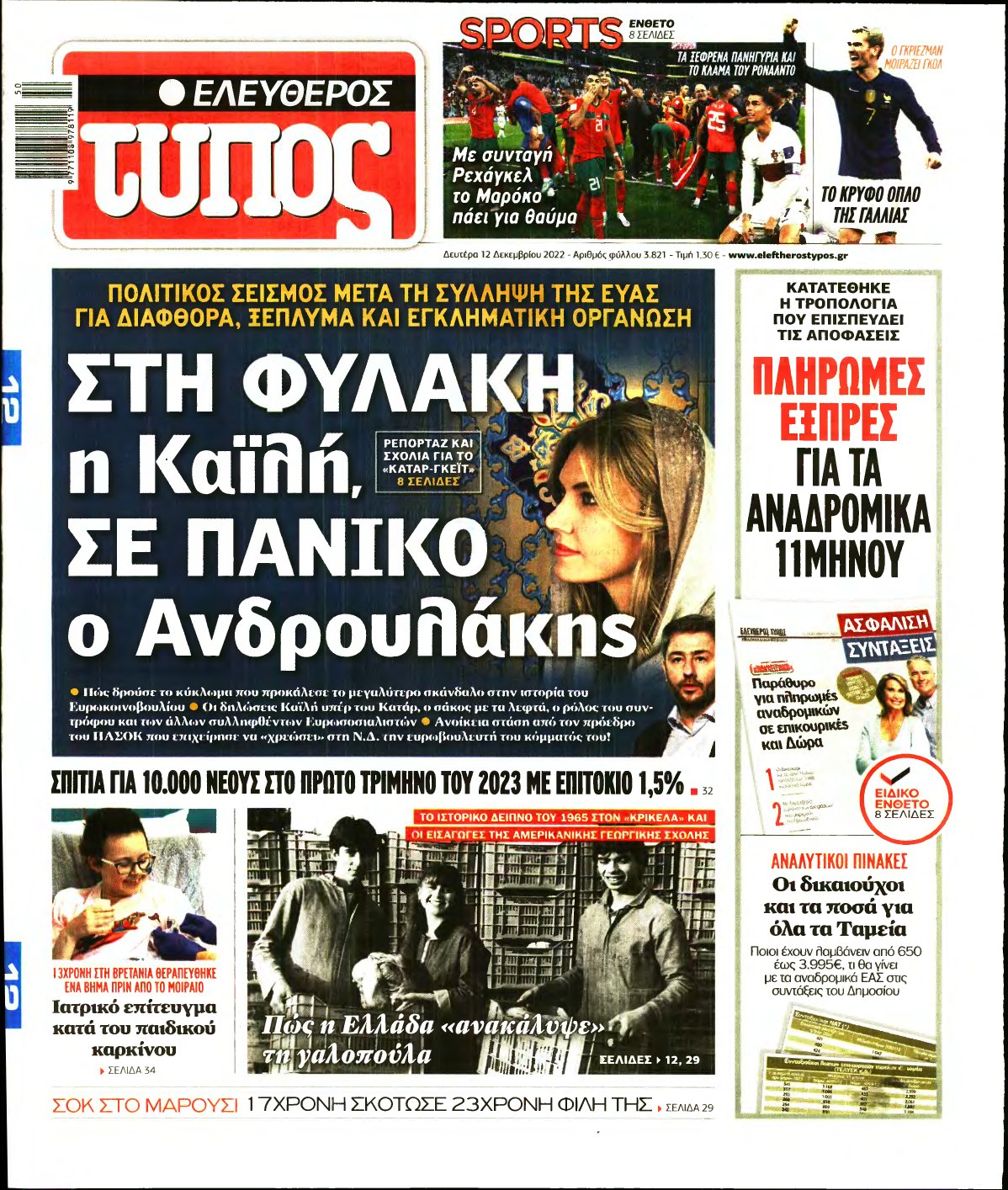 ΕΛΕΥΘΕΡΟΣ ΤΥΠΟΣ – 12/12/2022