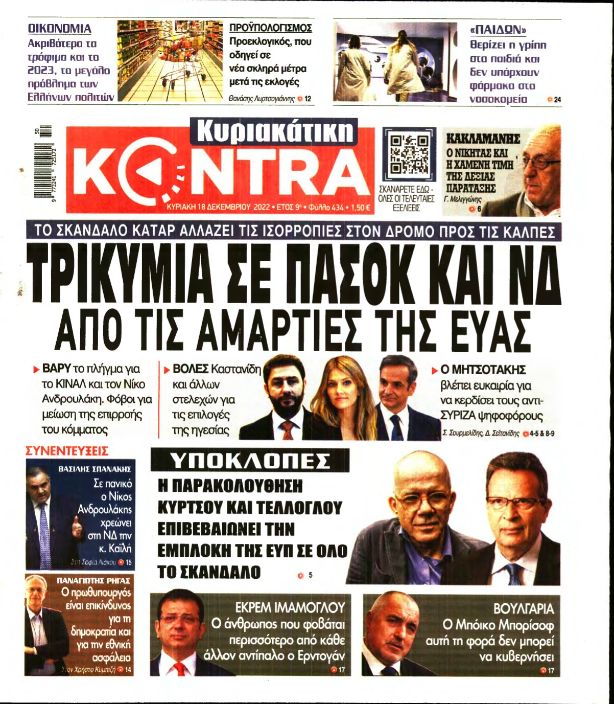 ΚΥΡΙΑΚΑΤΙΚΗ KONTRA NEWS – 18/12/2022
