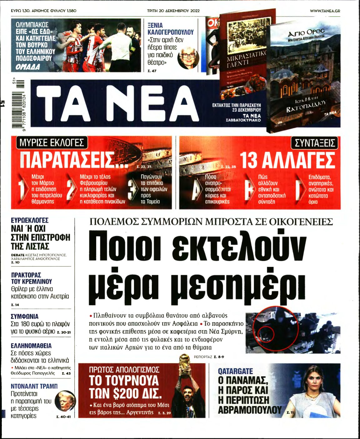 ΤΑ ΝΕΑ – 20/12/2022