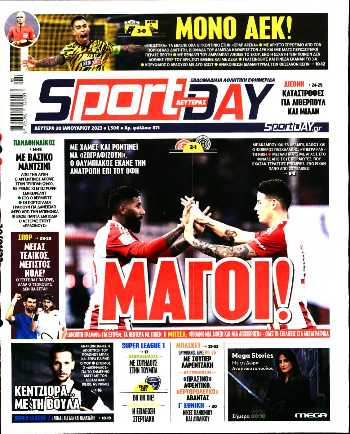 SPORTDAY – 30/01/2023