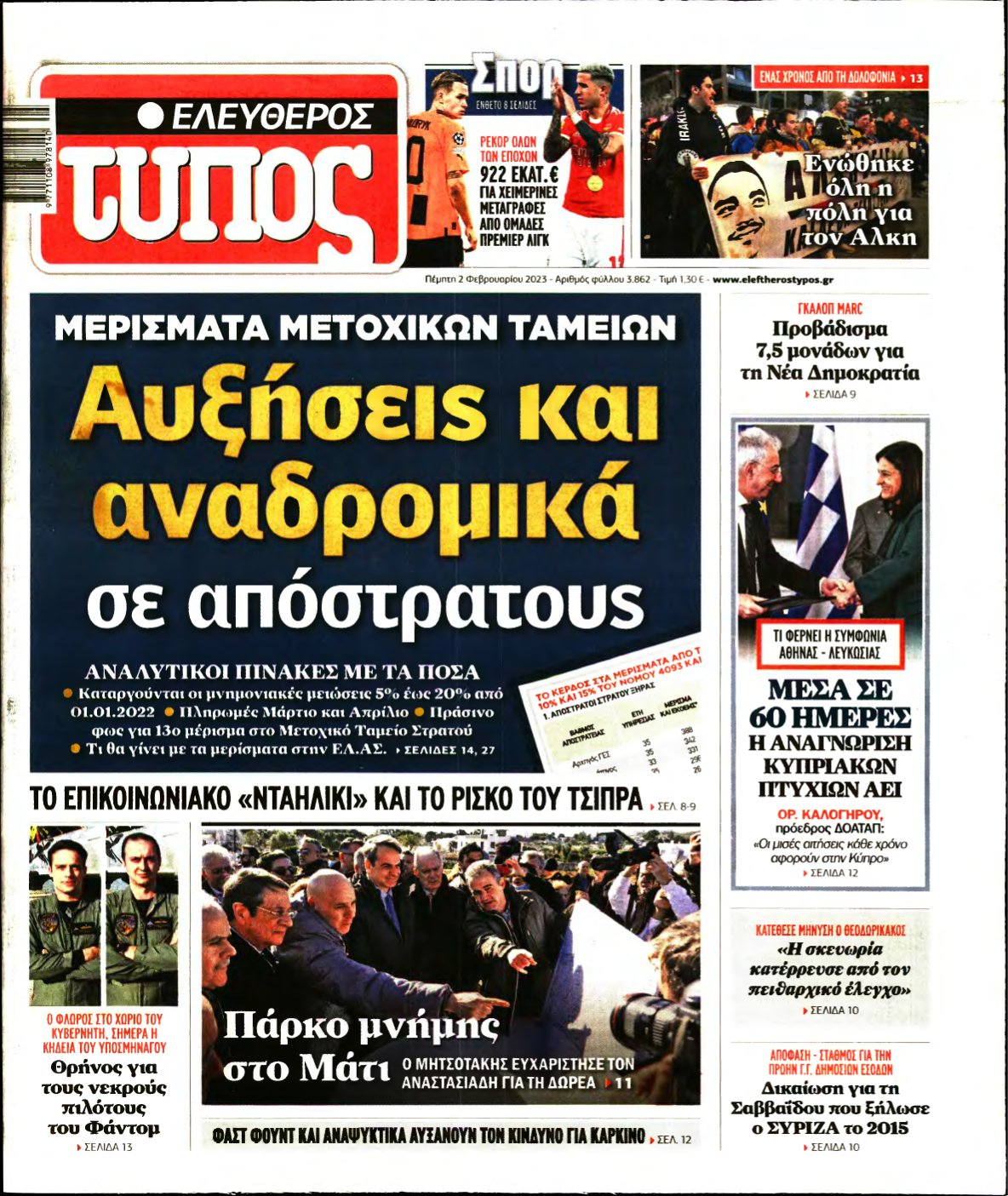 ΕΛΕΥΘΕΡΟΣ ΤΥΠΟΣ – 02/02/2023