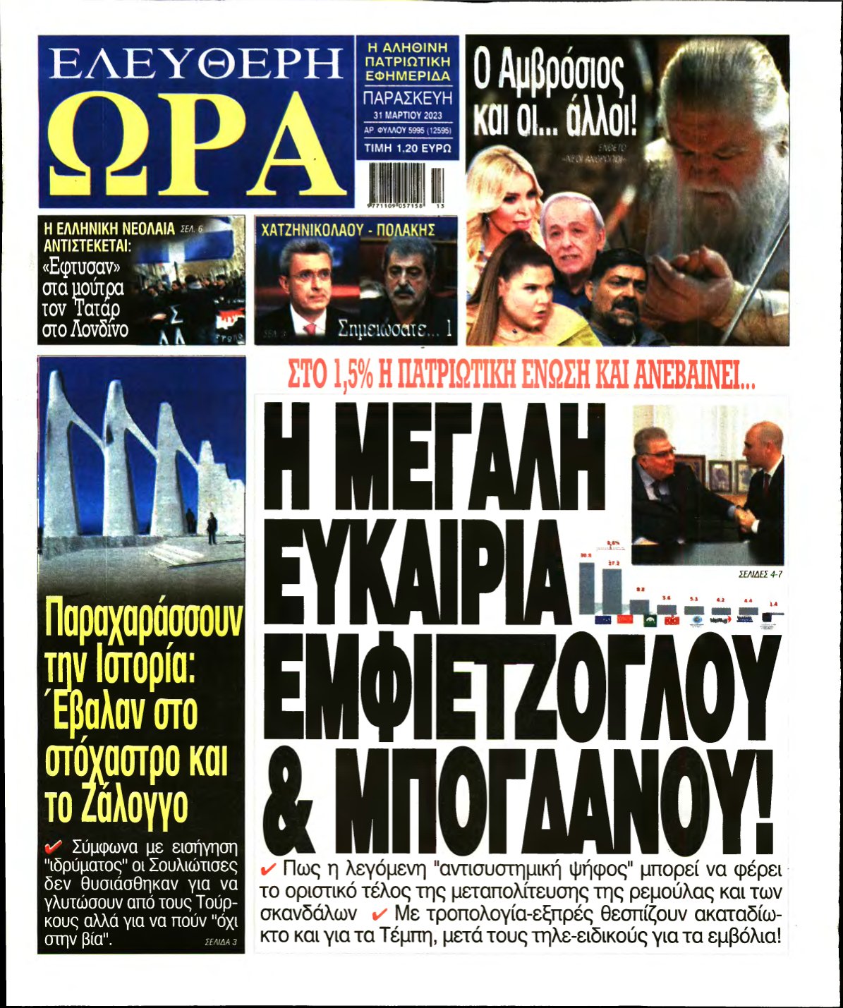 ΕΛΕΥΘΕΡΗ ΩΡΑ – 31/03/2023