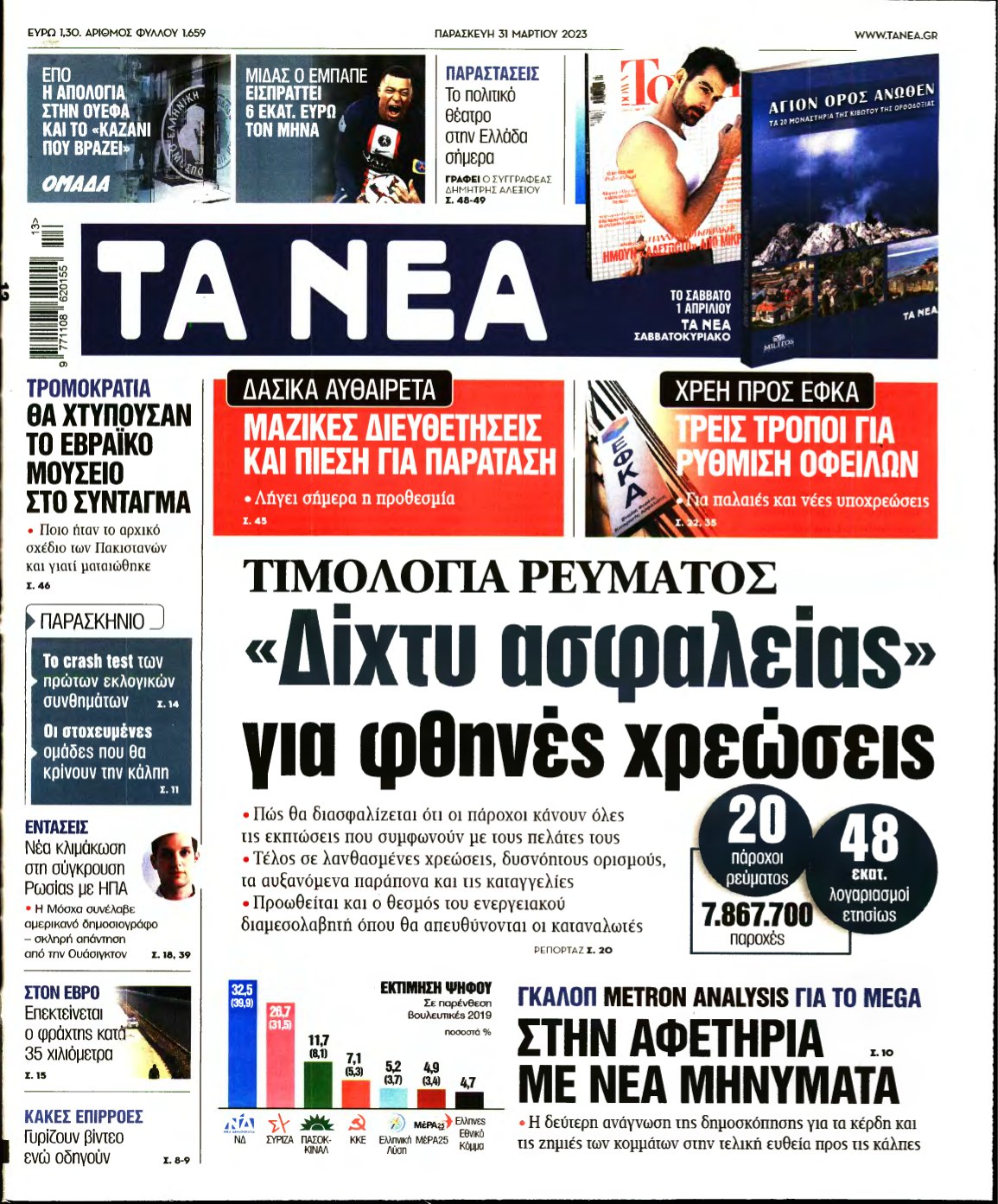 ΤΑ ΝΕΑ – 31/03/2023