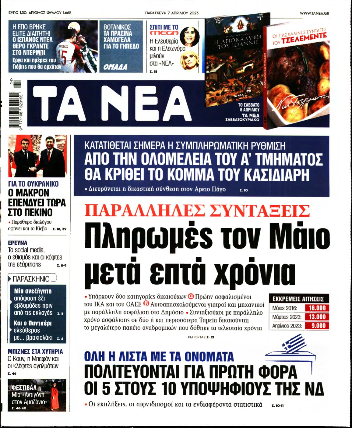 ΤΑ ΝΕΑ – 07/04/2023