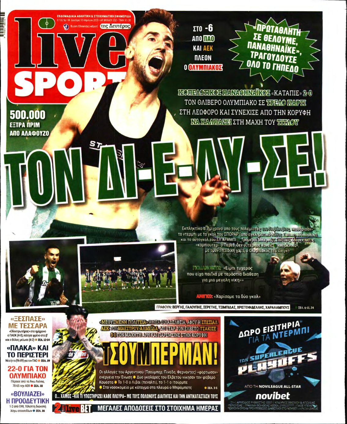 LIVE SPORT – 10/04/2023