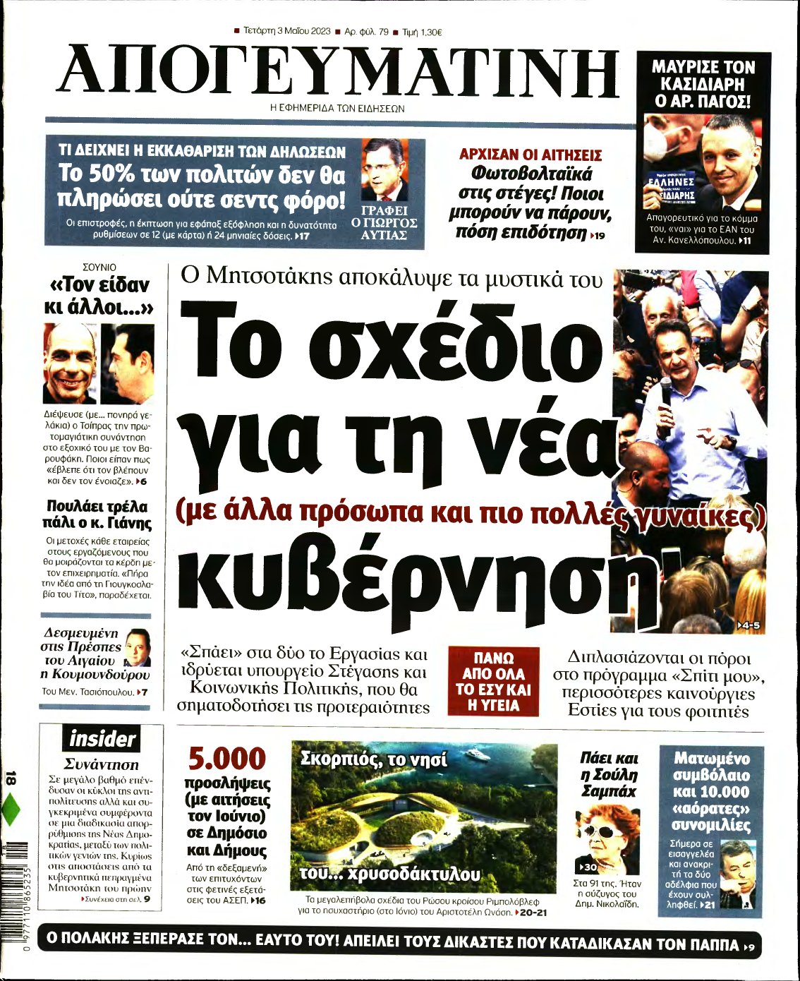 ΑΠΟΓΕΥΜΑΤΙΝΗ – 03/05/2023