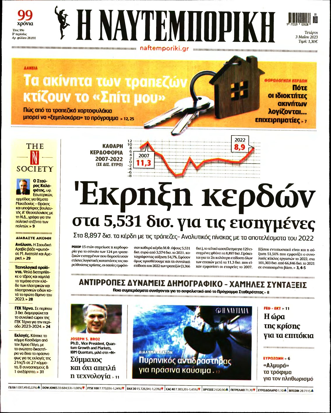 ΝΑΥΤΕΜΠΟΡΙΚΗ – 03/05/2023