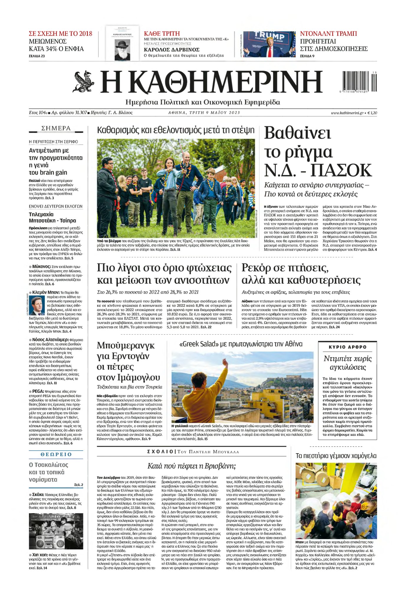 ΚΑΘΗΜΕΡΙΝΗ – 09/05/2023