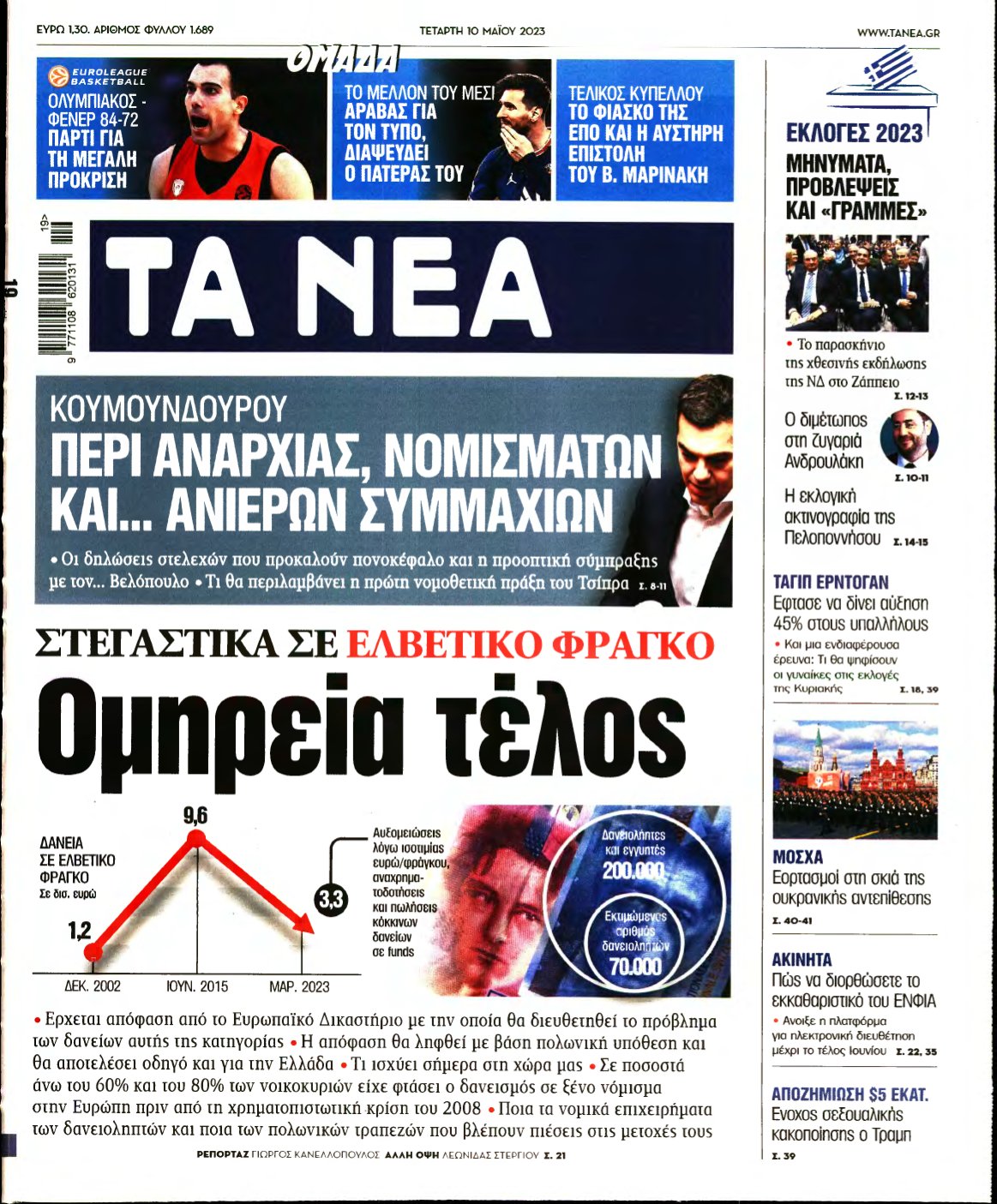 ΤΑ ΝΕΑ – 10/05/2023