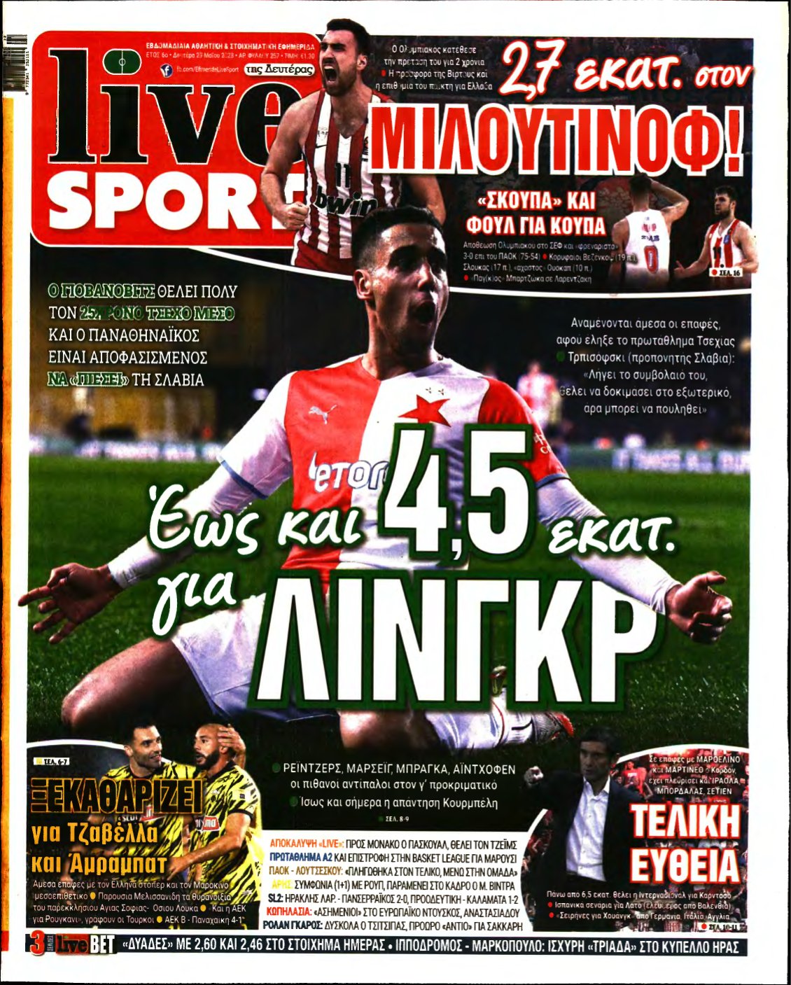 LIVE SPORT – 29/05/2023