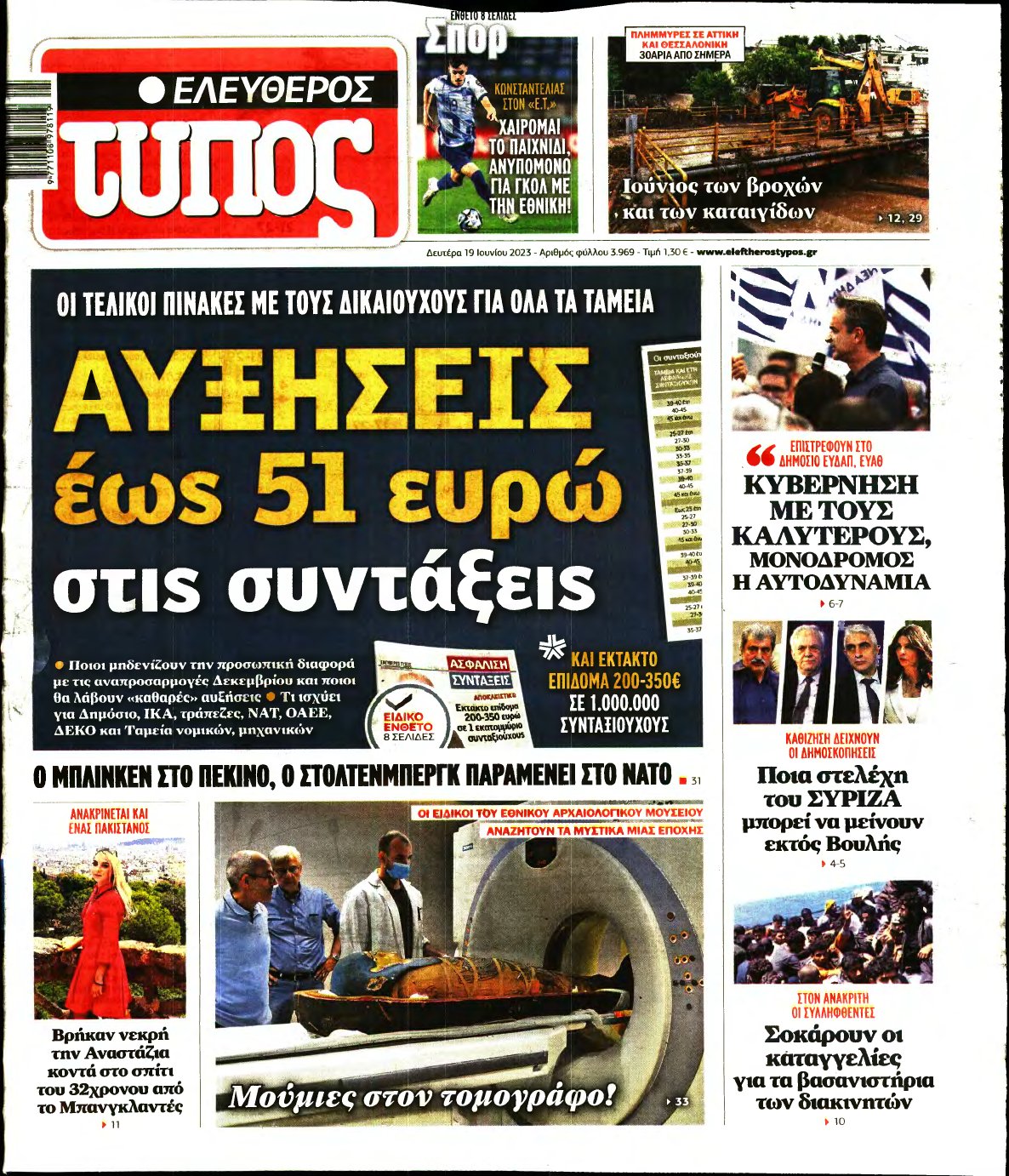 ΕΛΕΥΘΕΡΟΣ ΤΥΠΟΣ – 19/06/2023