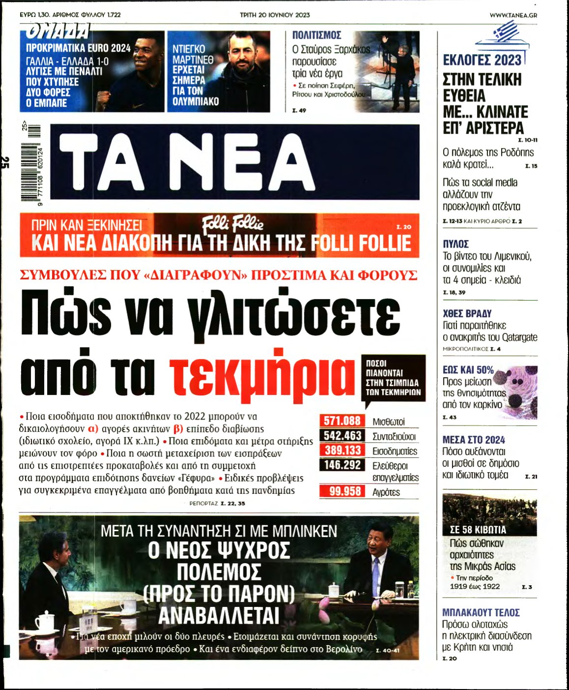 ΤΑ ΝΕΑ – 20/06/2023