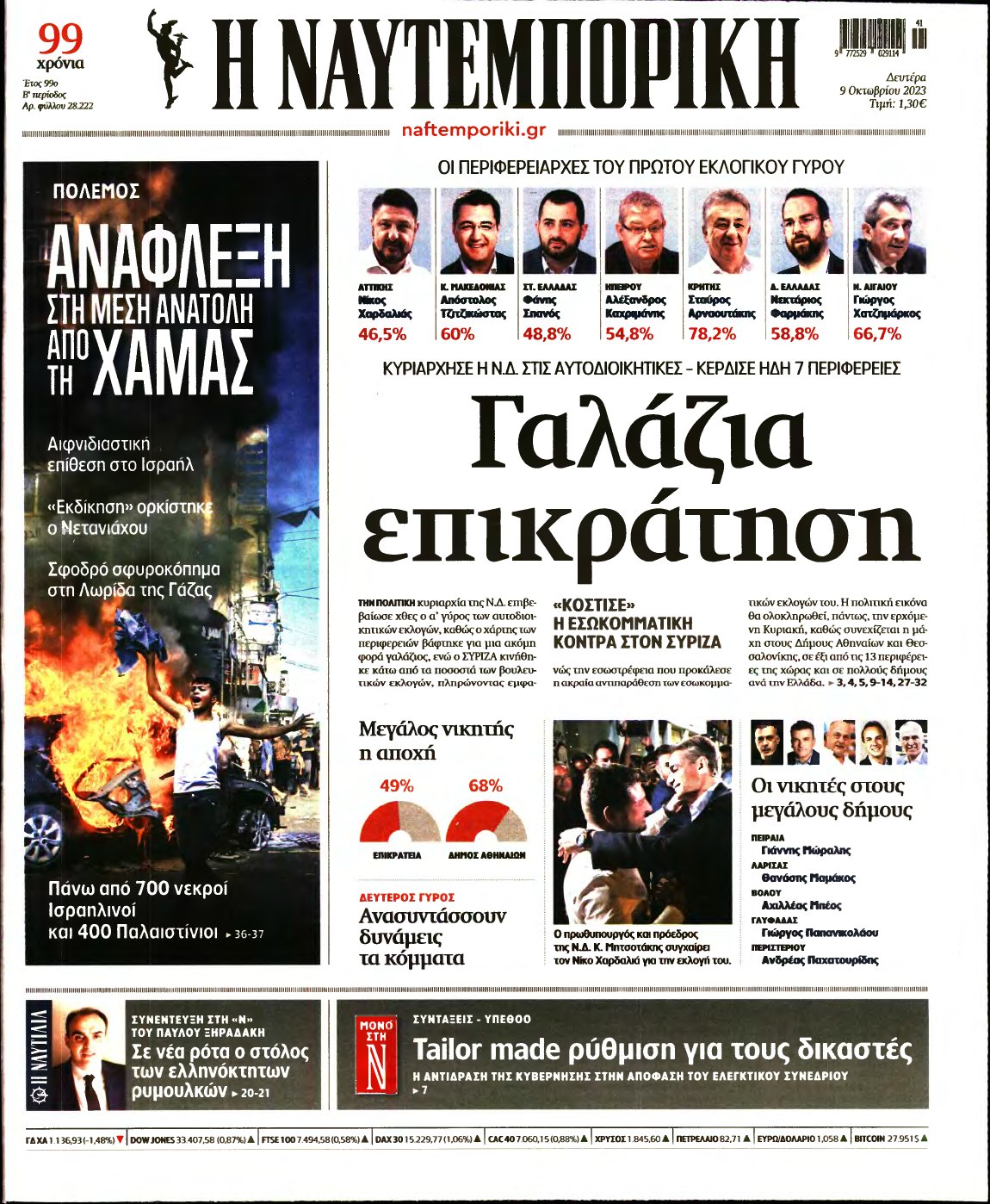 ΝΑΥΤΕΜΠΟΡΙΚΗ – 09/10/2023