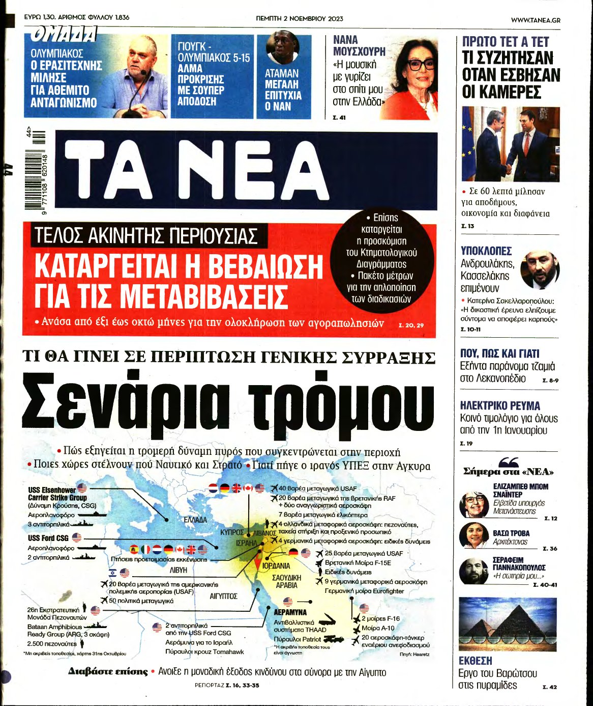 ΤΑ ΝΕΑ – 02/11/2023