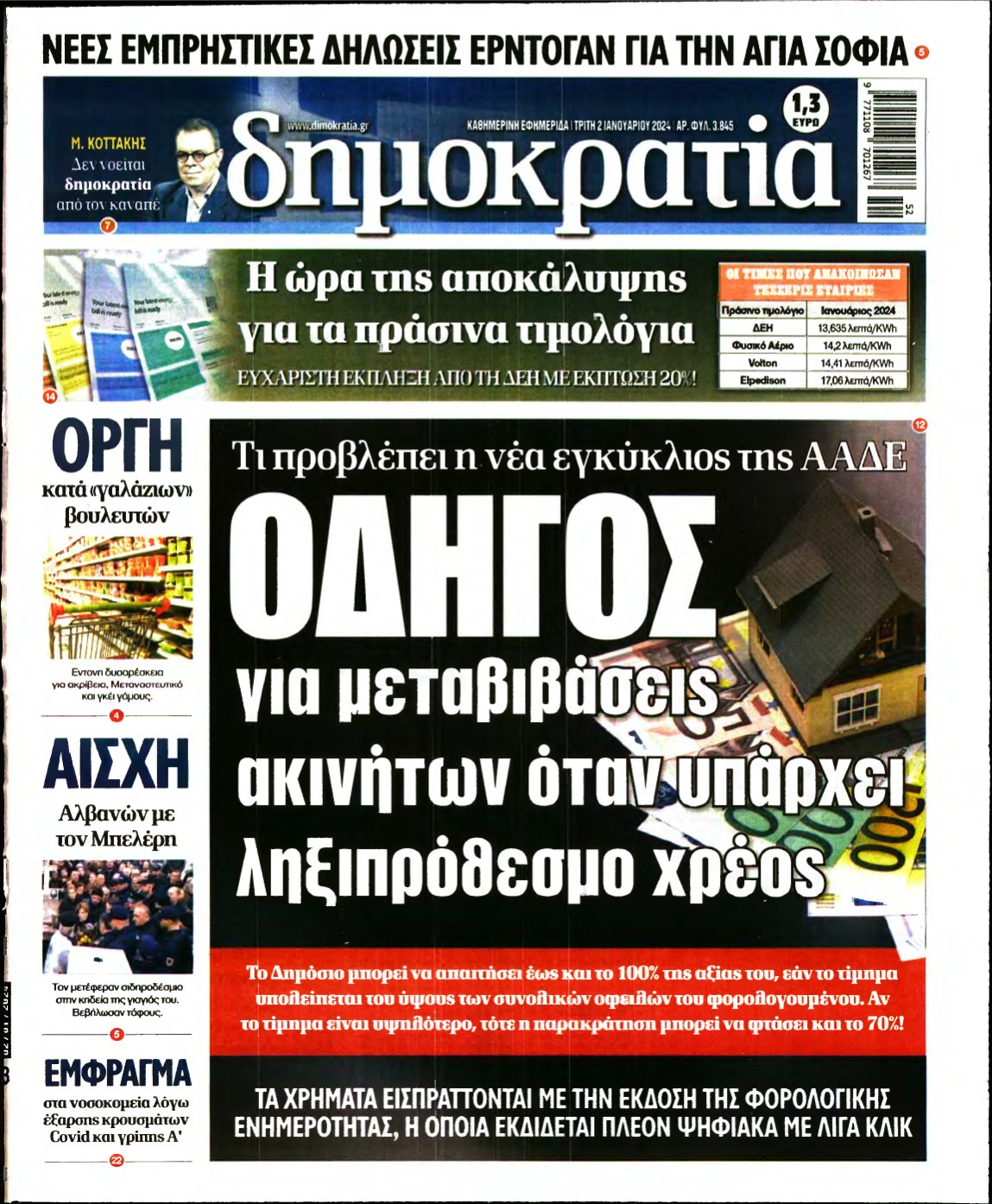 ΔΗΜΟΚΡΑΤΙΑ – 02/01/2024