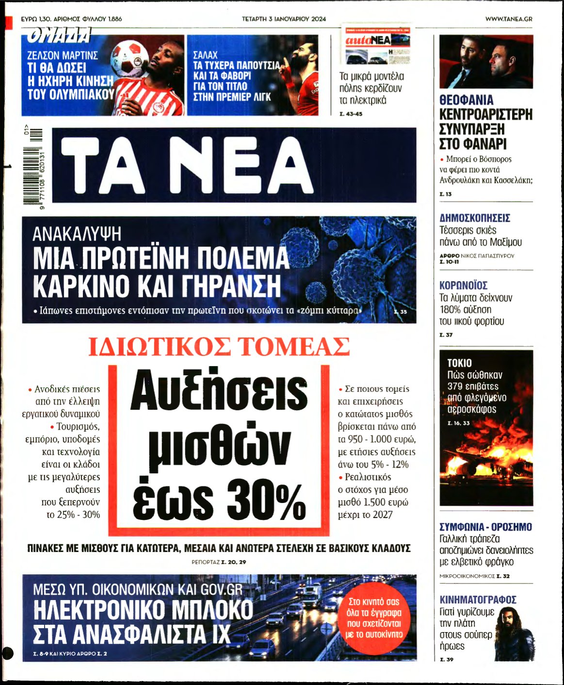 ΤΑ ΝΕΑ – 03/01/2024