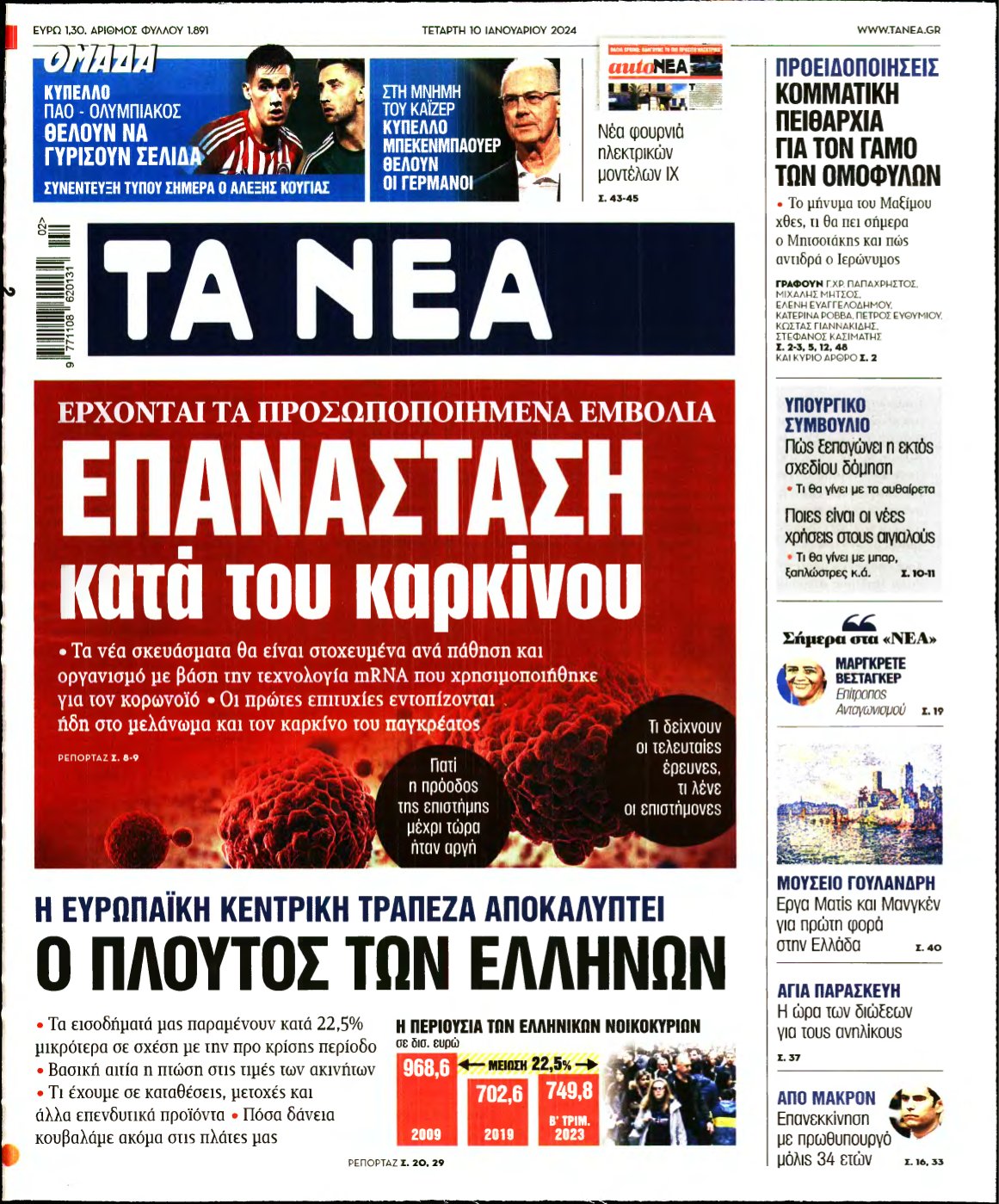 ΤΑ ΝΕΑ – 10/01/2024