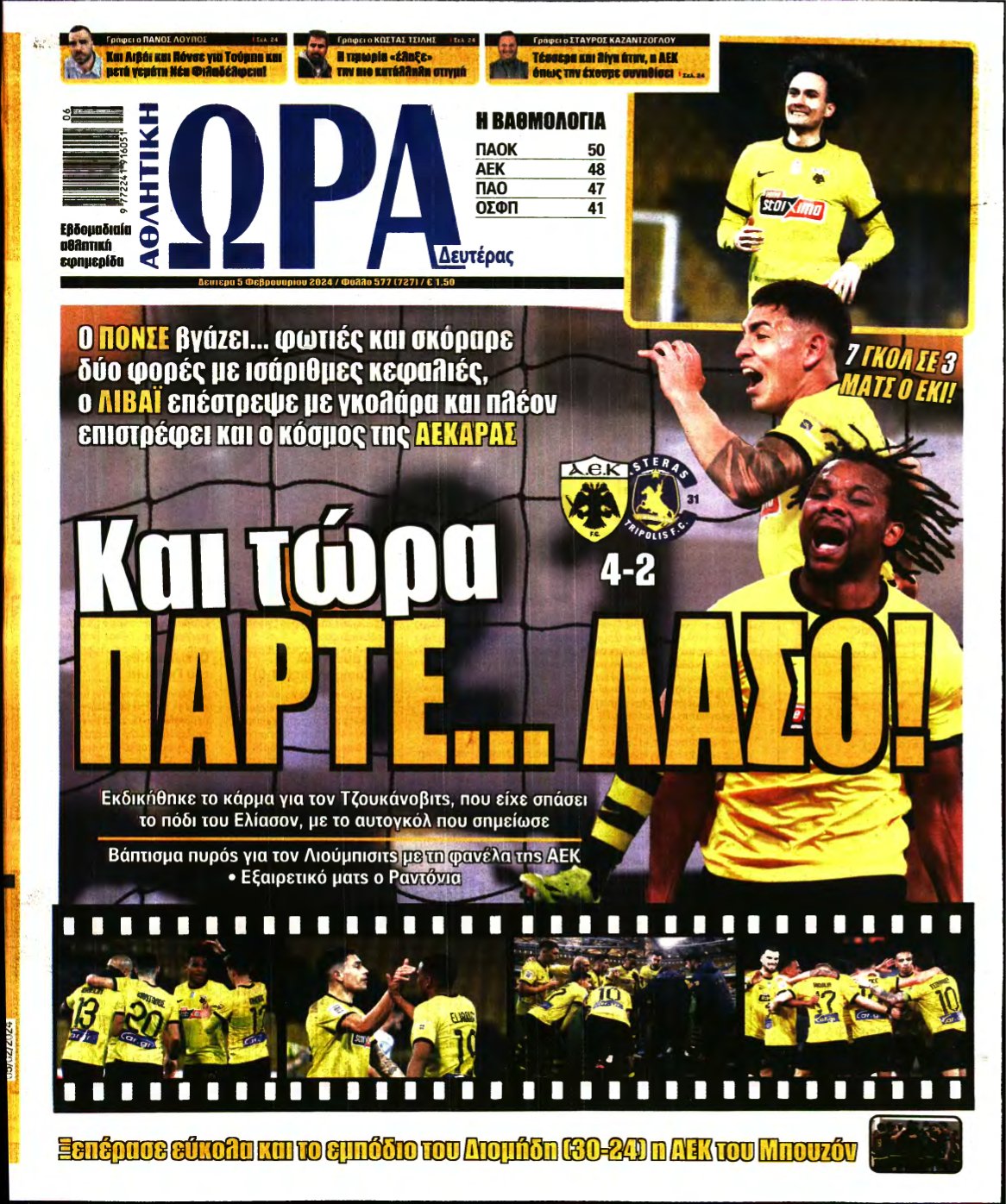 ΩΡΑ ΤΩΝ ΣΠΟΡ – 05/02/2024