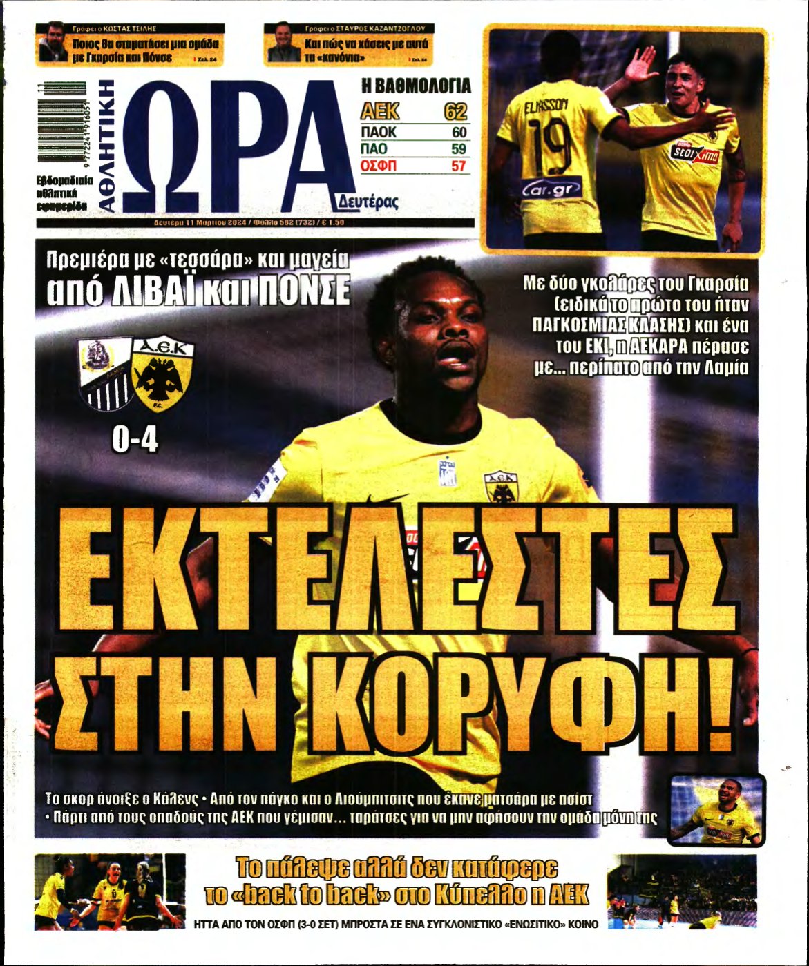 ΩΡΑ ΤΩΝ ΣΠΟΡ – 11/03/2024