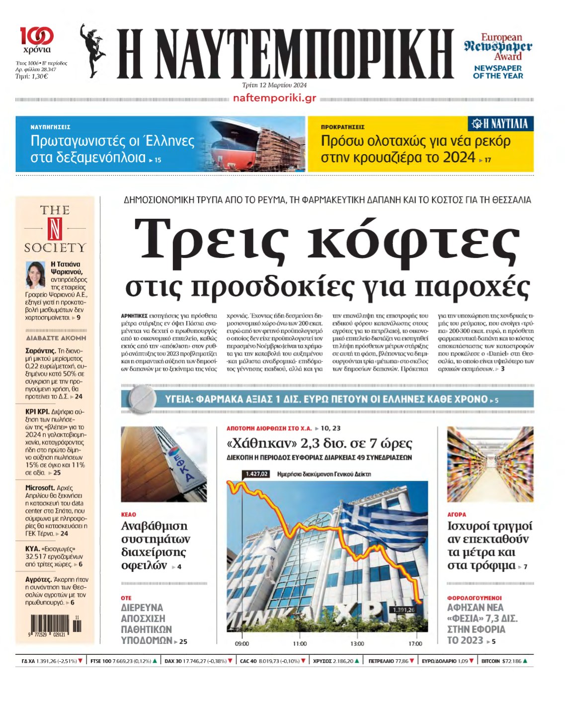 ΝΑΥΤΕΜΠΟΡΙΚΗ – 12/03/2024
