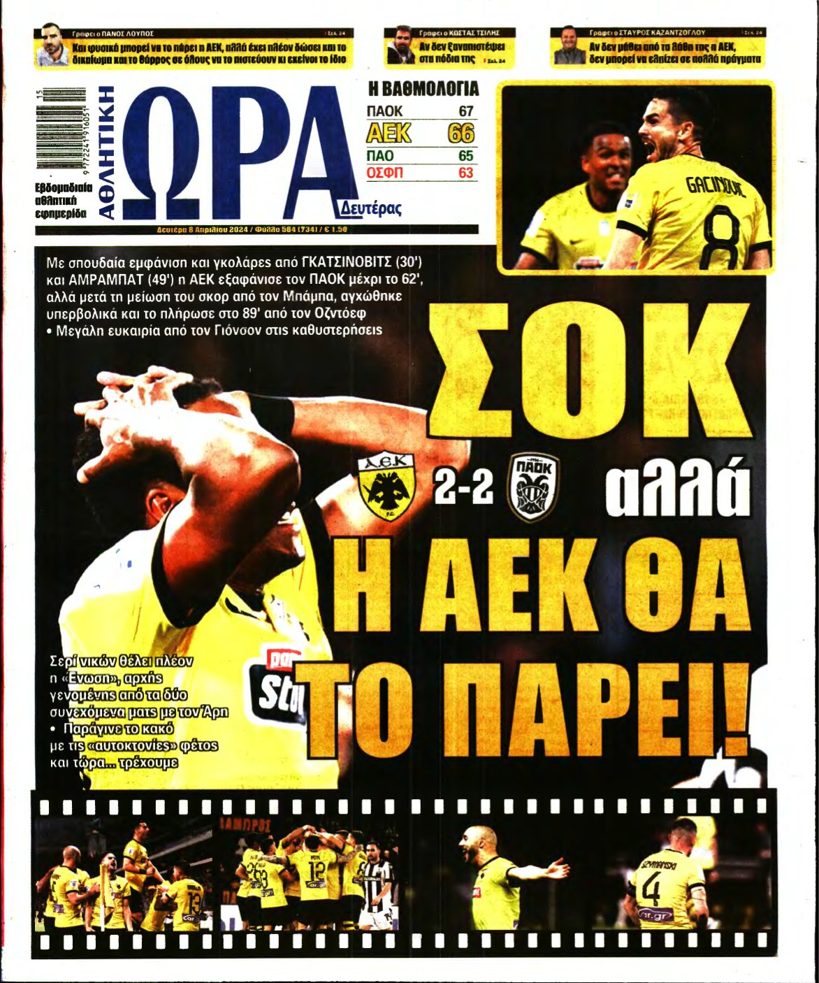 ΩΡΑ ΤΩΝ ΣΠΟΡ – 08/04/2024