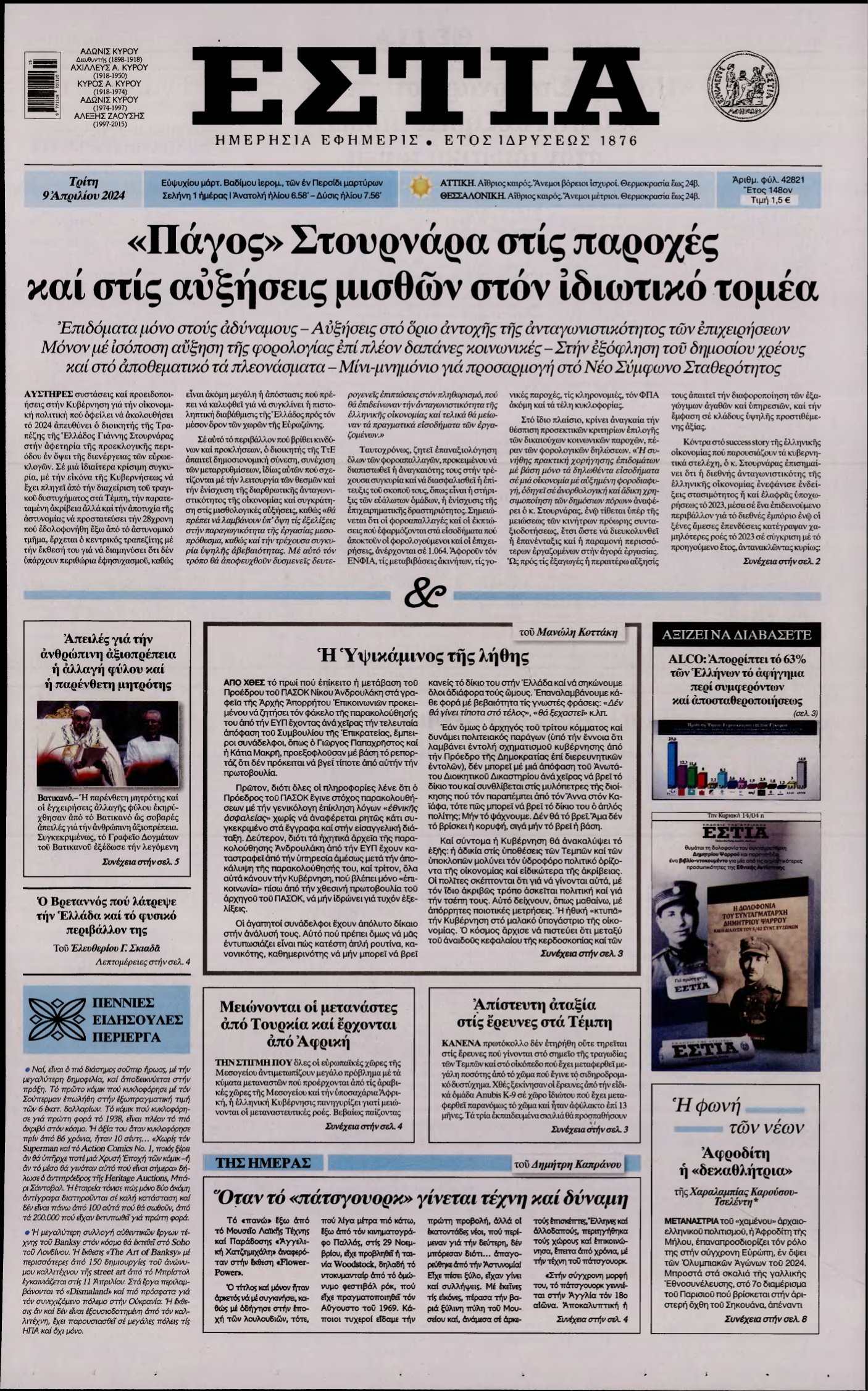 ΕΣΤΙΑ – 09/04/2024