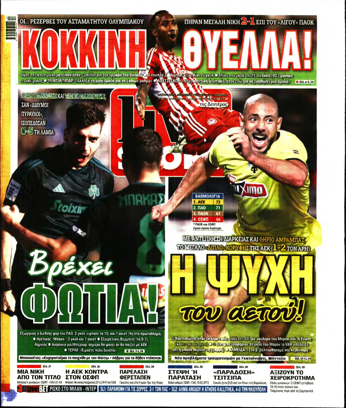 LIVE SPORT – 22/04/2024