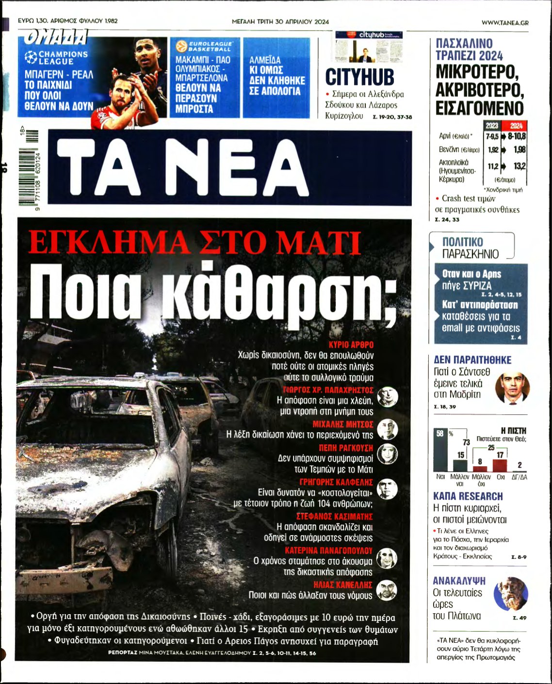 ΤΑ ΝΕΑ – 30/04/2024