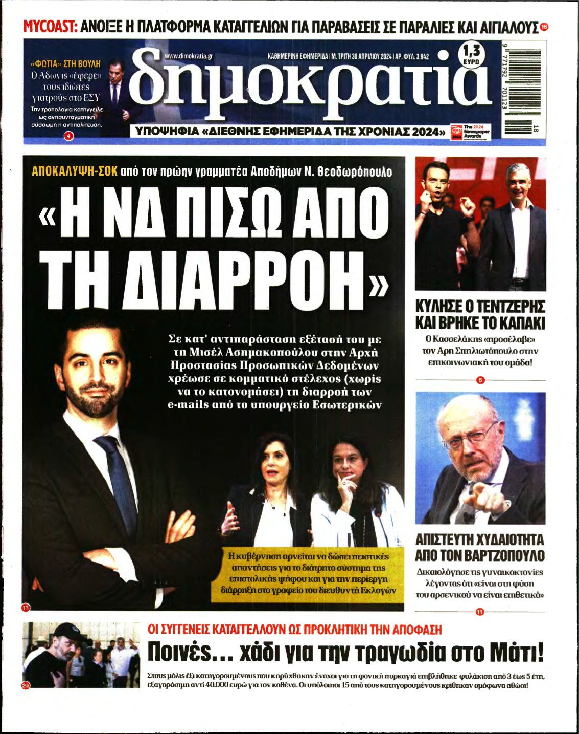 ΔΗΜΟΚΡΑΤΙΑ – 30/04/2024