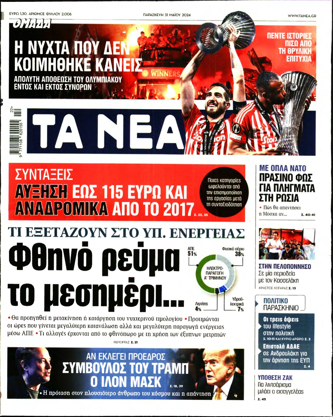 ΤΑ ΝΕΑ – 31/05/2024