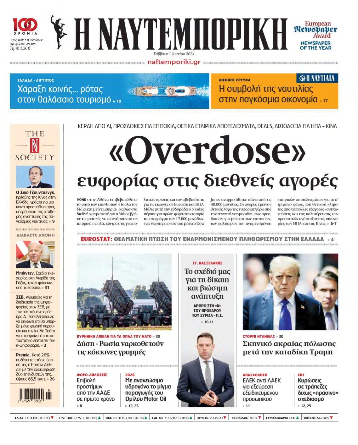 ΝΑΥΤΕΜΠΟΡΙΚΗ – 01/06/2024