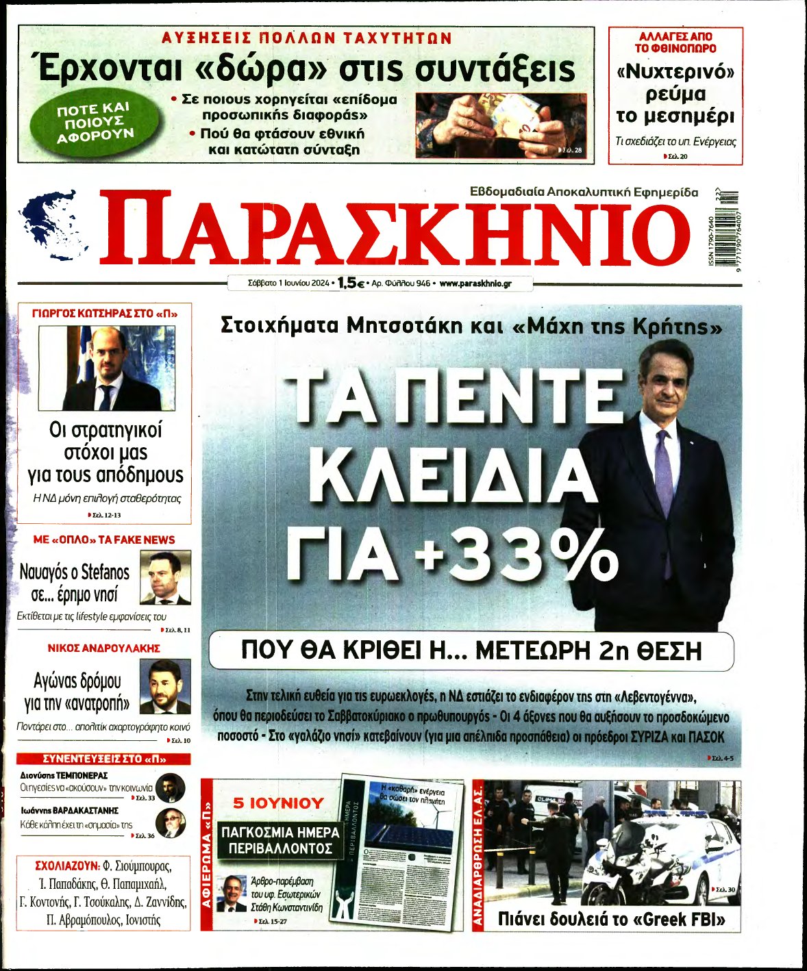 ΤΟ ΠΑΡΑΣΚΗΝΙΟ – 01/06/2024